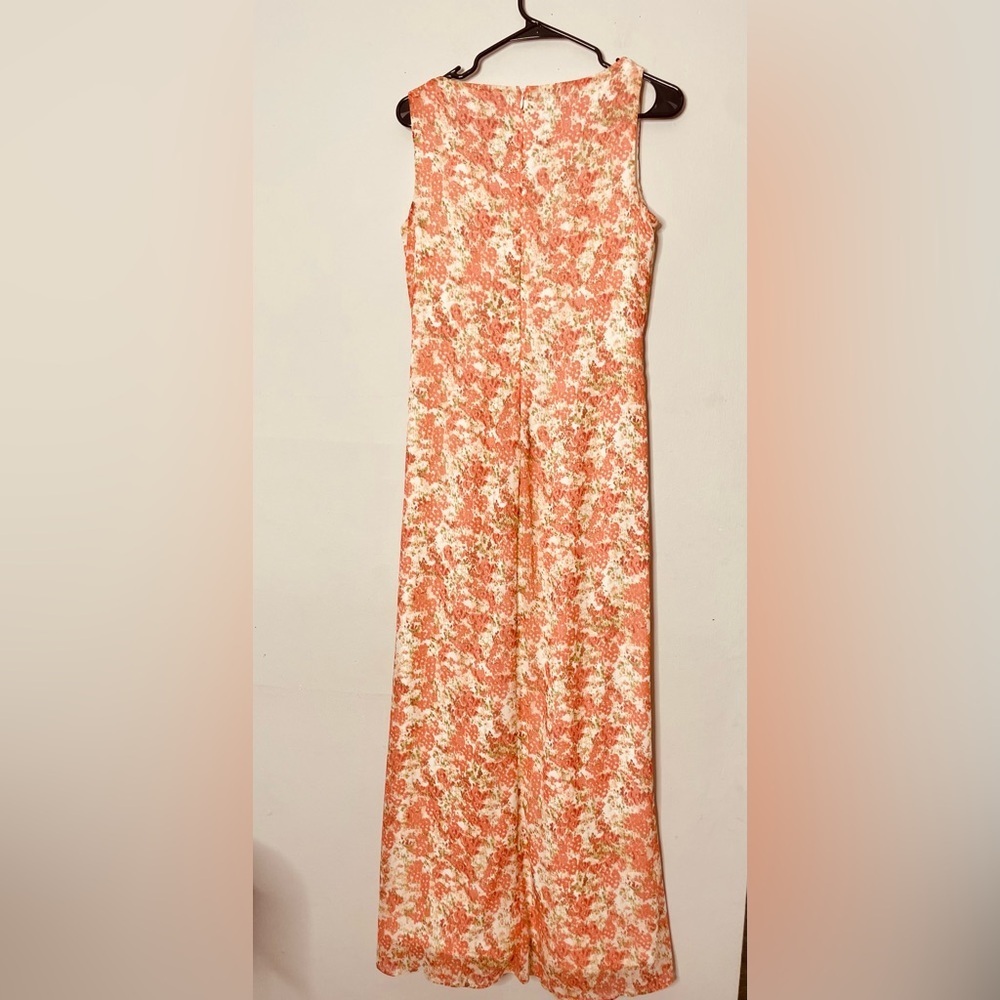 Lauren Ralph Lauren Floral Ruffle-Trim Georgette Gown - Picture 11 of 14